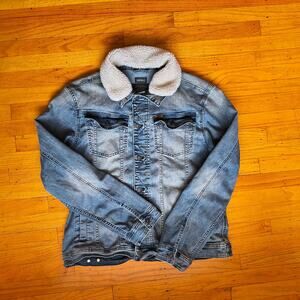 Buffalo David Bitton Men's Blue Denim Jacket Size M